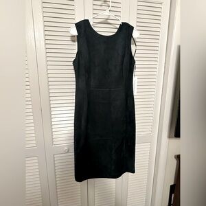 Brand new Calvin Klein green suede dress